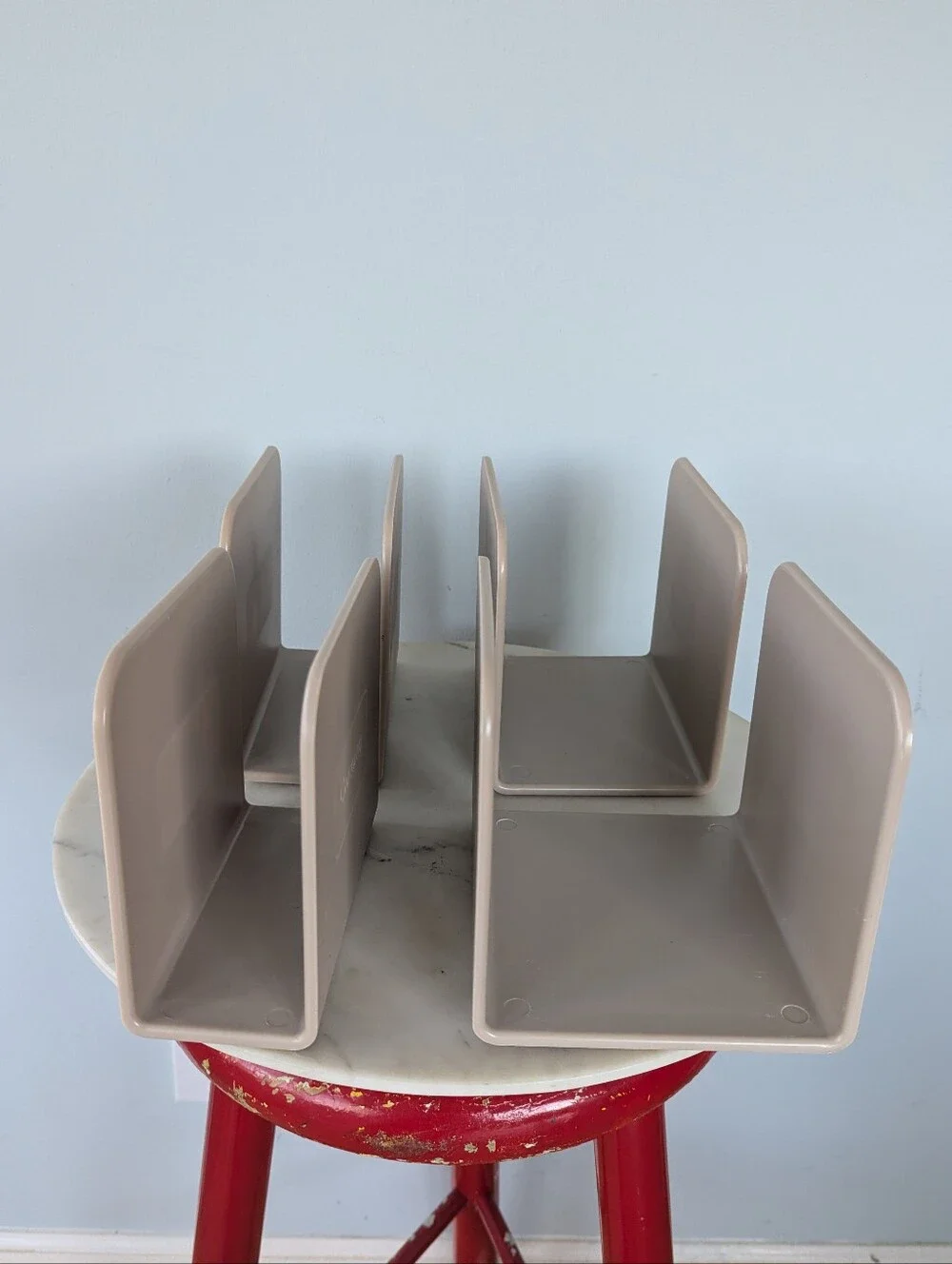 Caraway Set Of 4 Beige Magnetic Pot Pan Organizer Storage Dividers